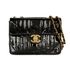 Vintage Vertical XL Flap Bag, front view